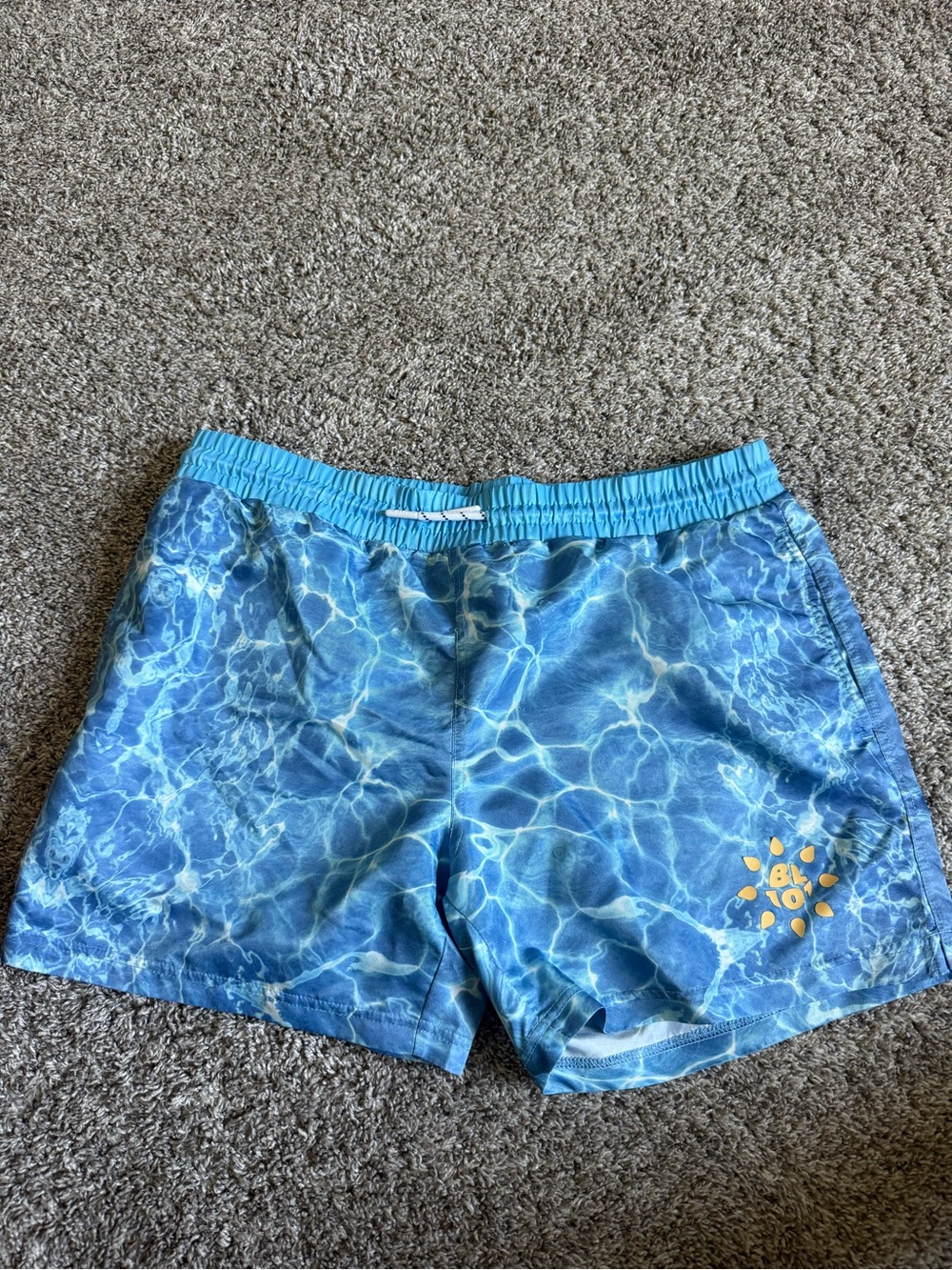 Baseball lifestyle swimming trunks